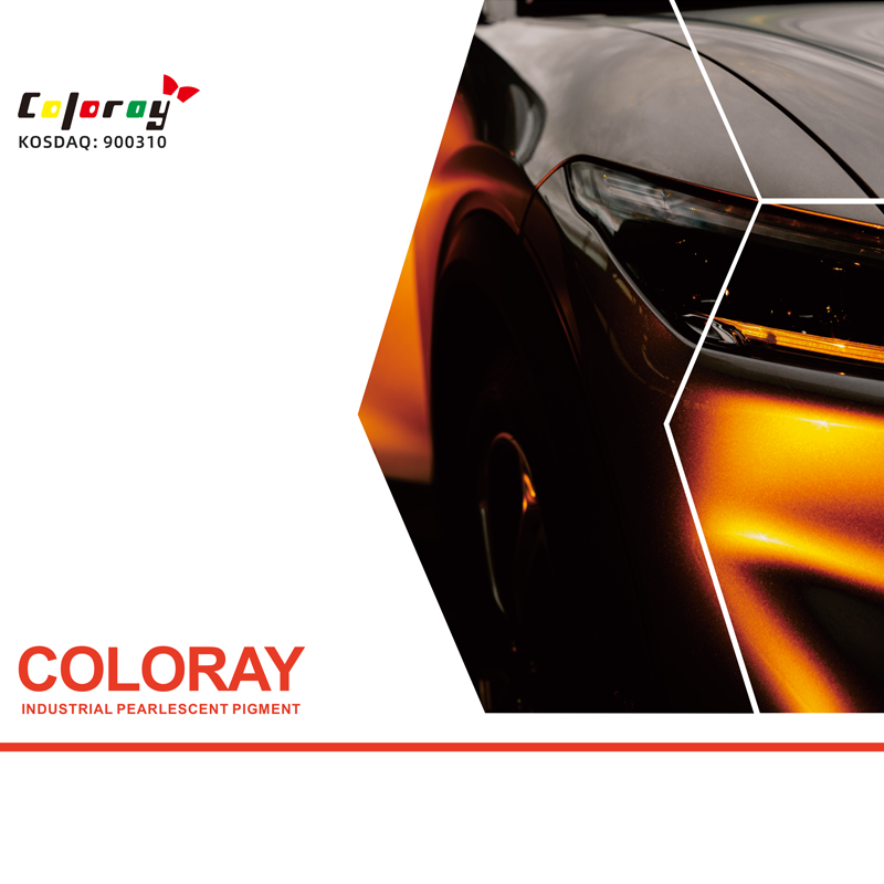 Coloray industrial perlecent pigmento